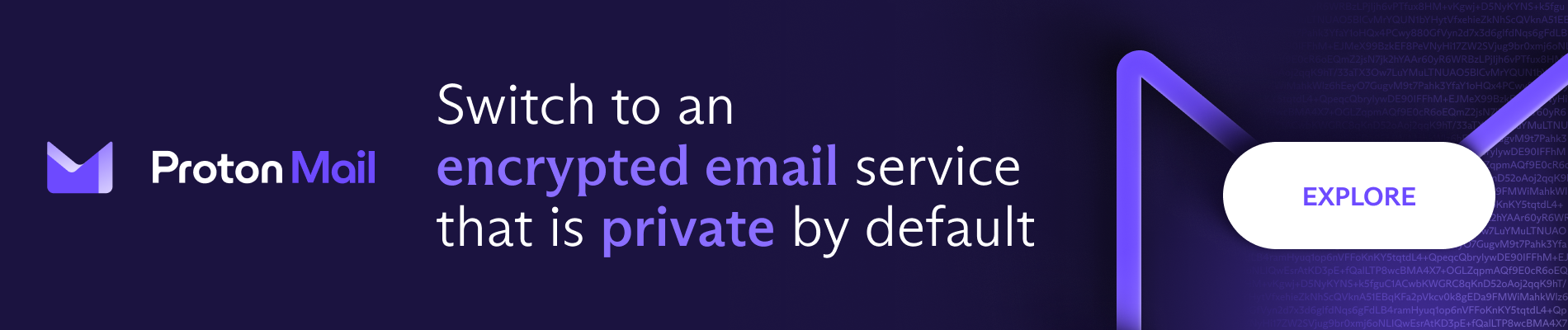 Proton Mail - Secure encrypted email
